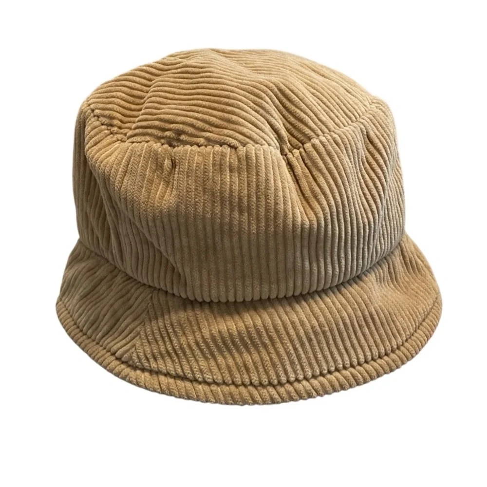 Tan Corduroy Bucket Hat - 100% Cotton